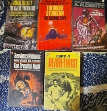 Lot Of 5 Vintage Paperbacks - See Description For Titles/Author