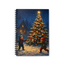 Light Up Night Spiral Notebook - Ruled Line