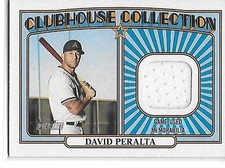2021 Heritage Baseball Clubhouse Collection Relic David Peralta Diamondbacks
