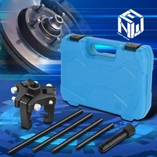 Harmonic Balancer Pulley Puller Removal 6-Piece Set for Chrysler GM MIT Blue
