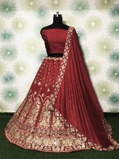 BOLLYWOOD INDIAN NEW DESIGNER LEHENGA CHOLI LENGHA WEDDING PARTY PAKISTANI WEAR
