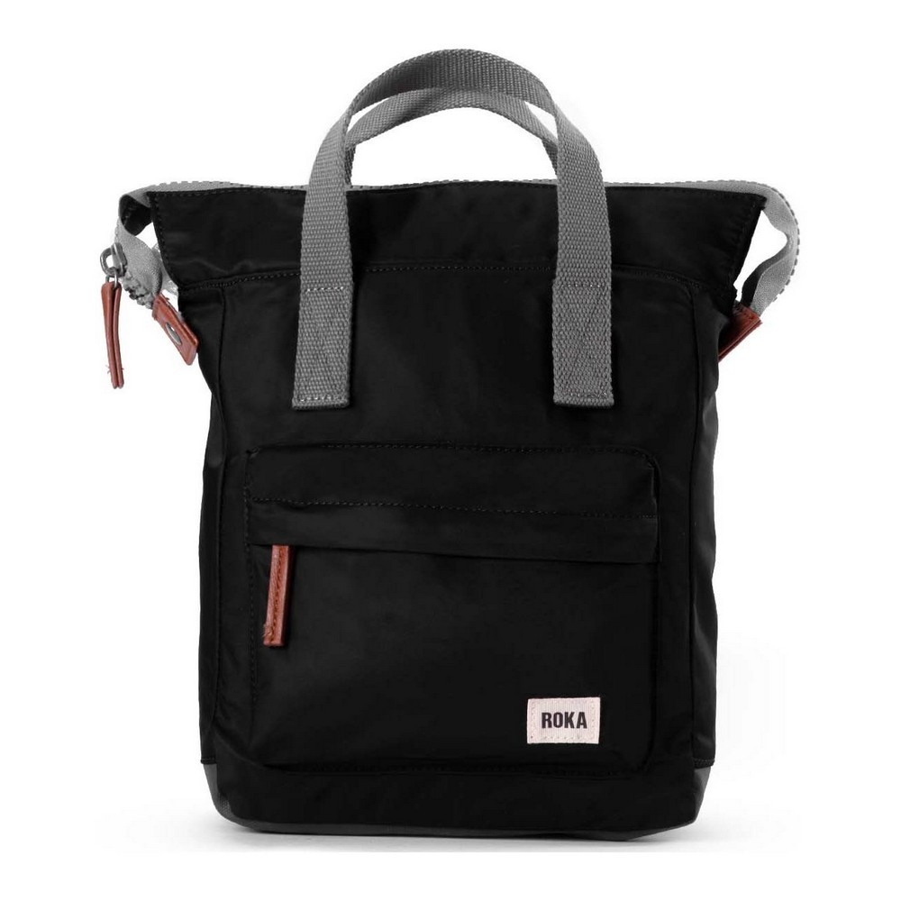 ROKA Bantry Small Backpack in Black Nylon