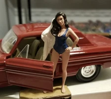 American Diorama 1:24 Beach Girl Katy Poly-Resin Figure AD-76413
