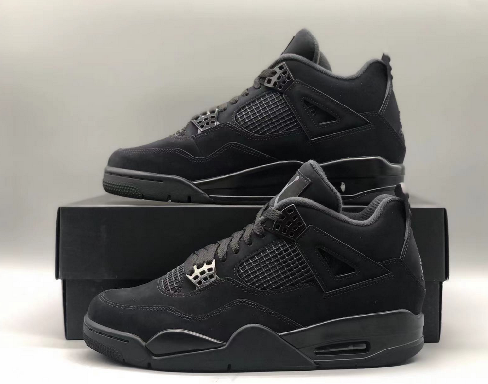 Size 12 - Jordan 4 Retro Mid Black Cat for sale online | eBay