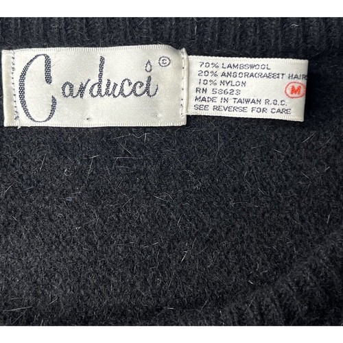 VTG Women's Lambswool ANGORA Beaded Embellished Sweater 80s Medium golden girls - Picture 3 of 11