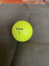 Ping Eye Karsten Orange Yellow 1 Golf Ball