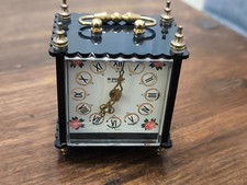Vintage Blessing Alarm Clock Mantel Mechanical Barrock Style West Germany