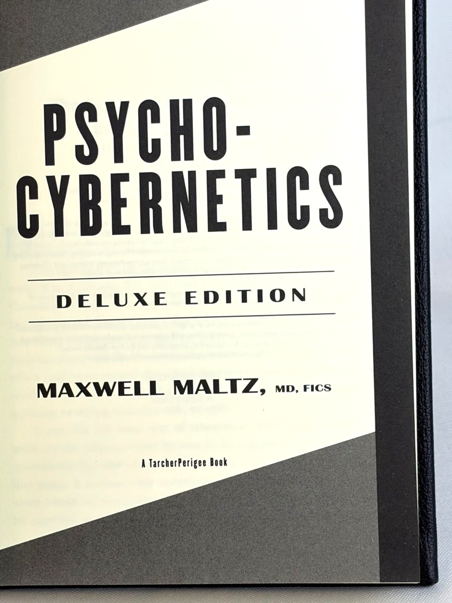 PSYCHO-CYBERNETICS by Maxwell Maltz Leather Bound Classic Deluxe