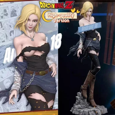 🔥 Figurine Dragon Ball Z – Android 18 / C18 – 30 cm – Modèle PVC – DBZ Action - Photo 1/4
