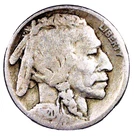 1920  Buffalo Nickel .....   Detailed Coin.....   1-9-7