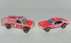 Vintage Hot Wheels Redline Emergency Truck Olds 442 Fire Police Cruiser Lot Poor