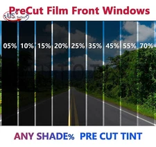 PreCut Film Front 2 Door Windows COMPUTER CUT Any Tint Shade For Ram 1500 Glass