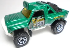 2018 MATCHBOX SONORA SHREDDER #30 GREEN 1:64 DIECAST 2 5/8" RACE TRUCK W/ WHITE