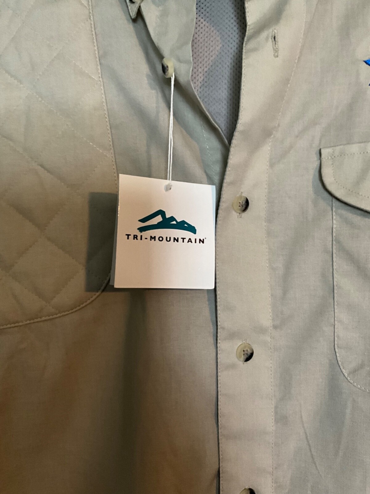 NWT TriMountain Shooting Shirt. Padded Right Shoulder size L S785