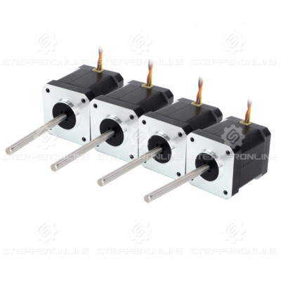 STEPPERONLINE Nema17 Φ5mm 55Ncm 55mm High Temp Schrittmotor Round Shaft H 180C