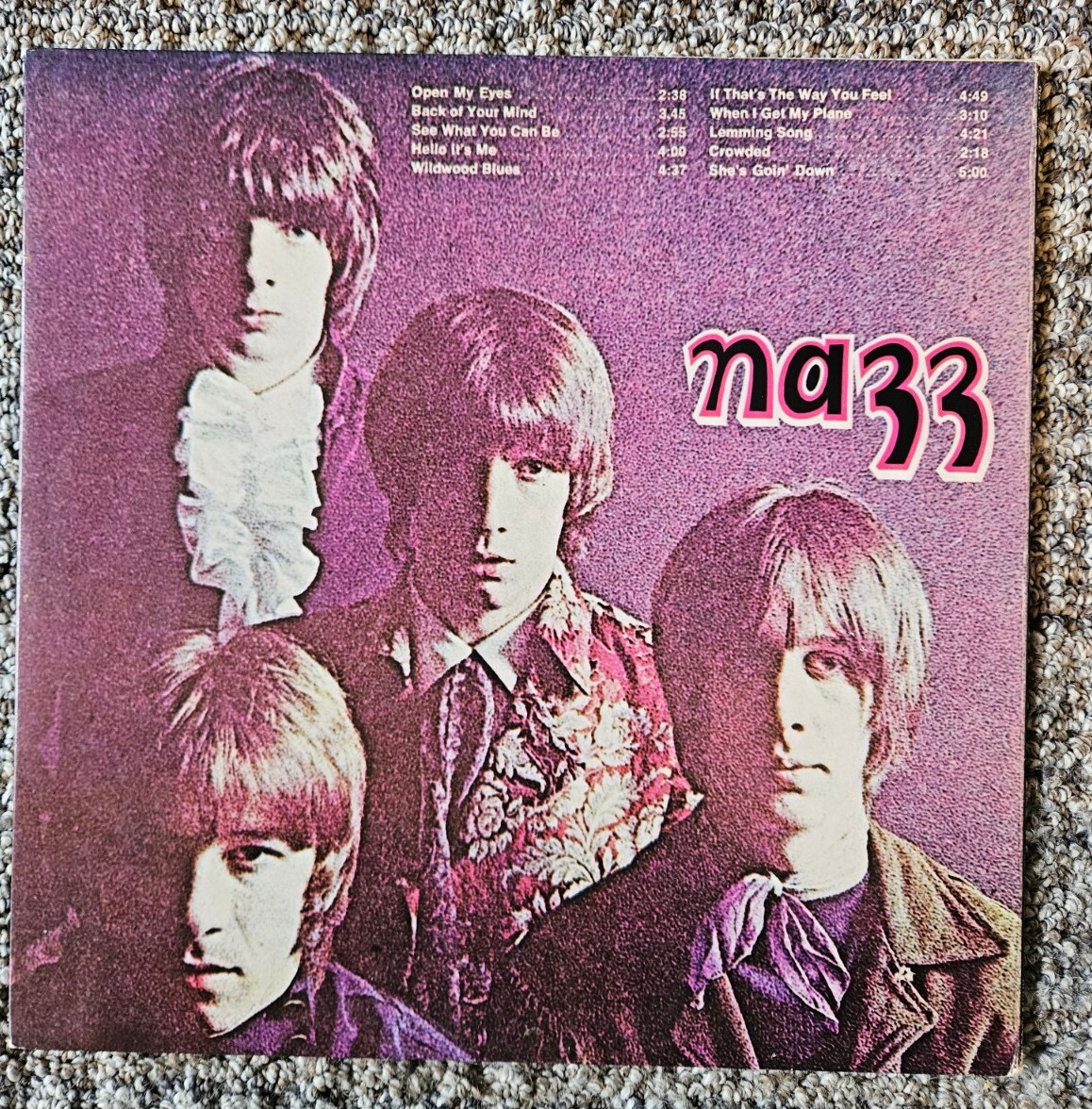 NAZZ ~ Self-Titled LP 1983 Rhino Reissue RNLP-109 Todd Rundgren