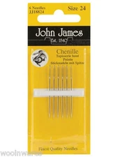 JOHN JAMES "CHENILLE NEEDLES" ~ For Cotton & Wool Applique, Etc.