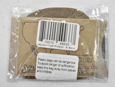 Hide & Drink Rustic Leather Archery Finger Tab Protect Guard Bourbon Brown