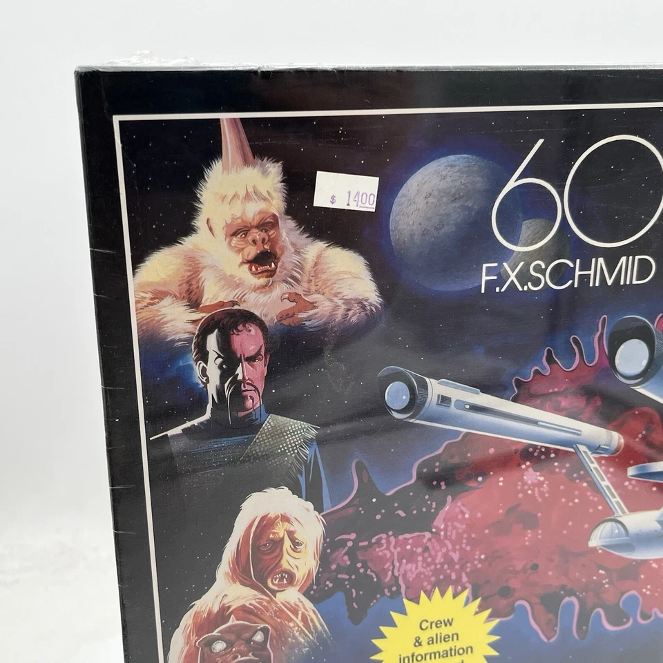 Nuevo Rompecabezas Star Trek Nuevo en Caja FX Schmid 600 Piezas 1993 Paramount Trekkie Nerd Foto 3 de 4