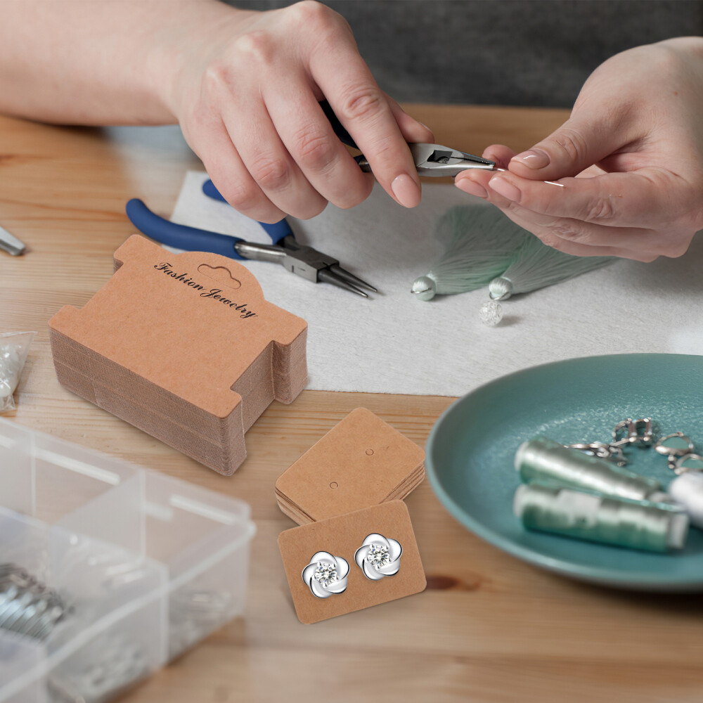 handmade cardstock earring holders