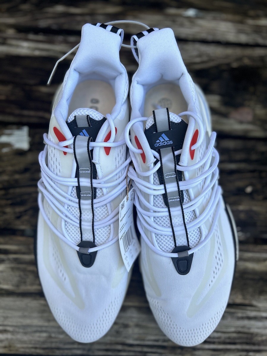 NWT Adidas Alphaboost VI Sz 12 Athletic Running Shoes Cloud White Blue Fusion S1 NWT Adidas Alphaboost VI Sz 12 Athletic Running Shoes Cloud  main image 3
