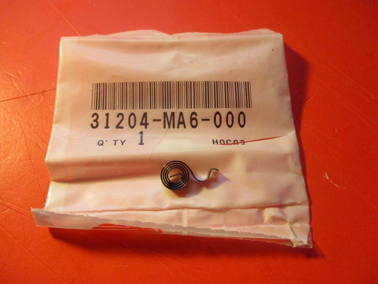 Spring T31260 NOS NEW OEM ORIGINAL HONDA CX650T VF1100 TR200 CARBON BRUSH SPRING ...