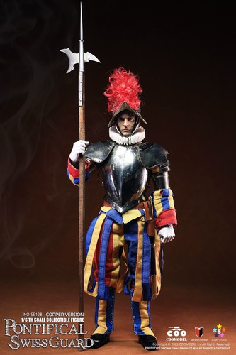 Figura de acción COOMODEL SE128 1/6 Pontificia Guardia Suiza Modelo Cuproníquel Ver. - Imagen 7 de 14