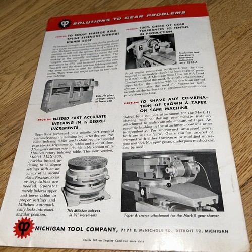 May 1, 1961 AUTOMOTIVE INDUSTRIES - Indianapolis 500 / John Deere Waterloo Works - Picture 18 of 18