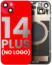 Back Glass With Steel Plate With MagSafe Magnet PreInstalled For iPhone 14 Plus