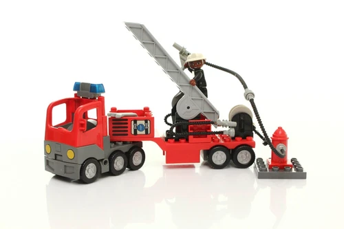Lego DUPLO Town Fire Set 4681 Fire Truck vintage rare 2004