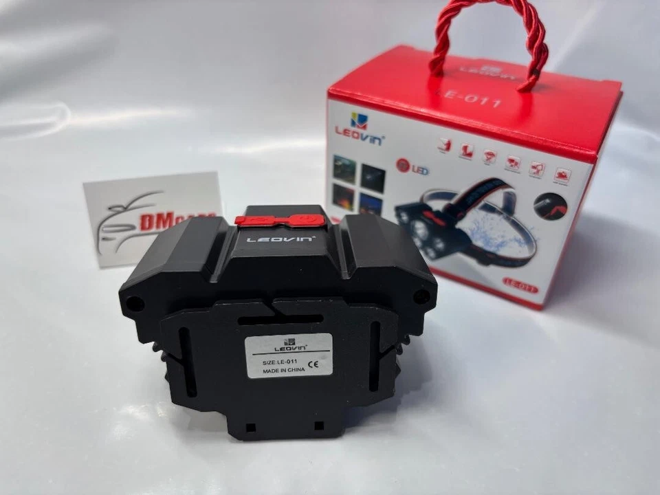 LINTERNA CABEZA DE 6 LEDS LEOVIN, SENDERISMO, PESCA,CICLISMO, ACAMPADA... - Imagen 3 de 4