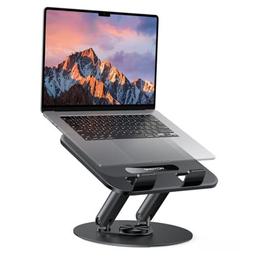 360° Rotating Ergonomic Laptop Stand Riser for Desk Workspace-image