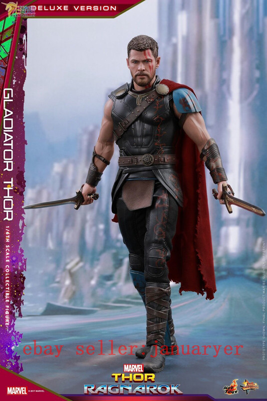 Perfect Hot Toys Mms445 1/6 Thor 3 - Ragnarok Thor Deluxe Edition