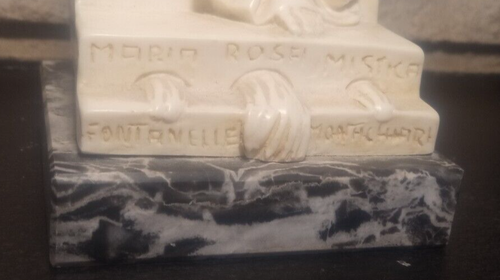 Maria Rosa Mystica Fontanelle Montichiari Virgen María Santa Estatua de resina Italia - Imagen 4 de 6