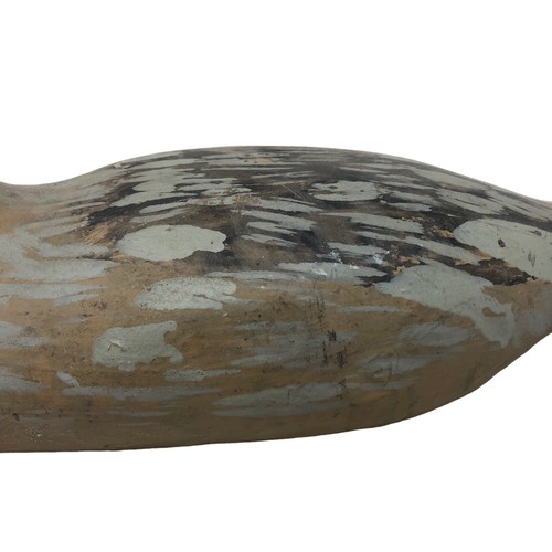 VTG Handpainted Gray Blind Duck Decoy Canvasback - Picture 4 of 21