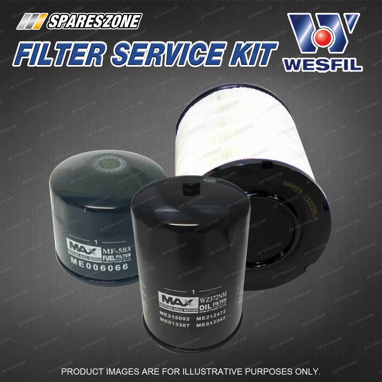 Oil Air Fuel Filter Kit for Mitsubishi FUSO Canter FE537 539 639 649