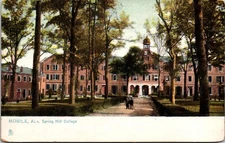 Raphael Tuck Postcard Alabama Mobile Spring Hill College Clock Tower ~1907 V70