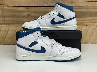Nike Air Jordan 1 Mid SE “Industrial Blue” White Multi Size Men