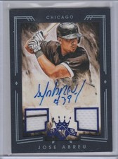 2015 Diamond Kings DK Signature Materials Framed Blue #77 Jose Abreu Auto 02/10