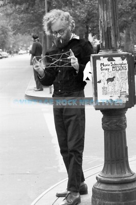 Beat Poet HARRY SMITH Bohemian Mills Tavern '65 Pro Archival Photo 8.5x11 fr Neg