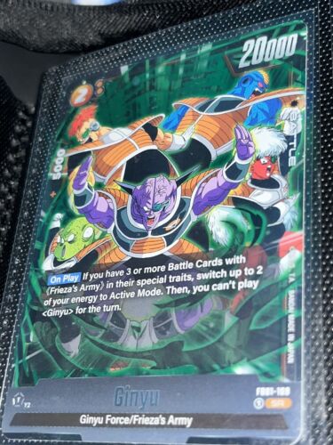 Ginyu FB01-109 SR Dragon Ball Super Card Game Fusion World NM English - Picture 1 of 2