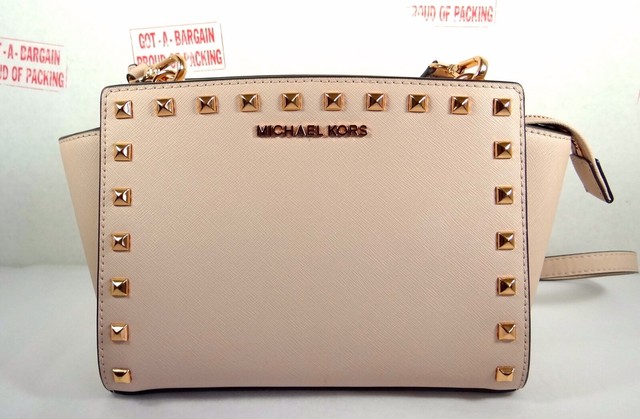 michael kors selma studded bag