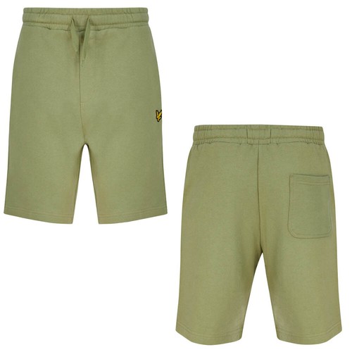 Lyle \u0026 Scott sudore in Pile Pantaloncini in verde muschio // // NUOVA CON  ETICHETTA | eBay