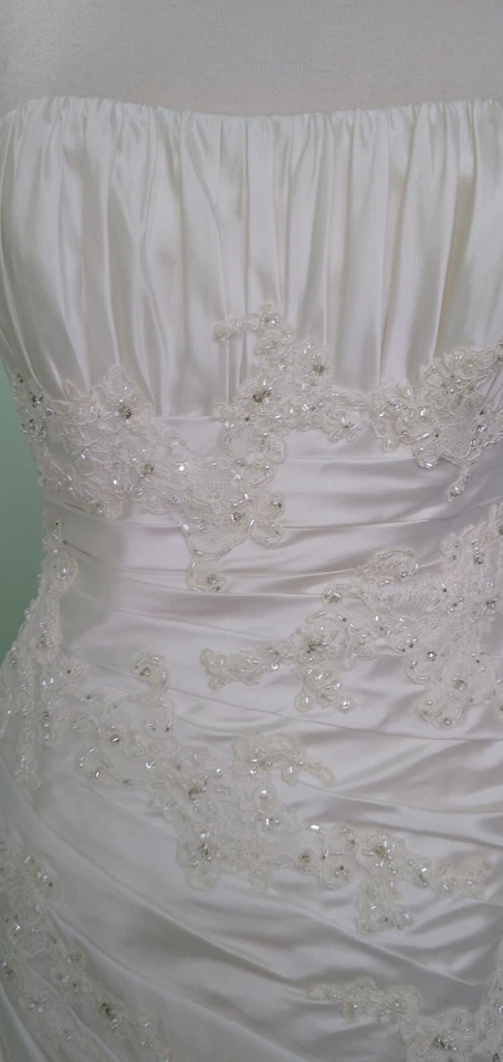 Provenias San Patrick Ivory Wedding Dress Sz 14 NWOT Beautiful Dress❤️🧡💛💚🩵💙 - Image 2 of 4