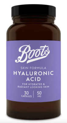 Boots Skin Formula Hyaluronsäure 30 Kapseln FÜR DIE HAUTFEUCHTIGKEIT NEU