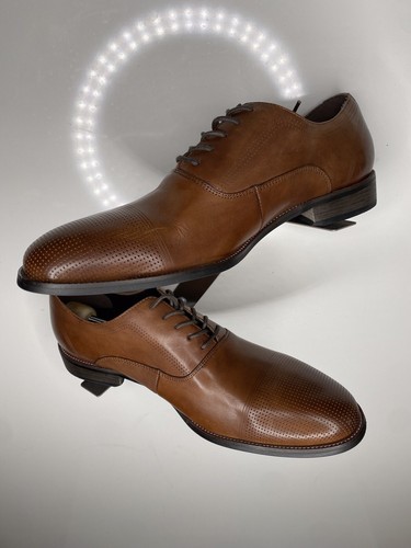 JEAN-IAL Captoe Brown Leather Shoes 