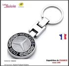 Mercedes black metal key fob