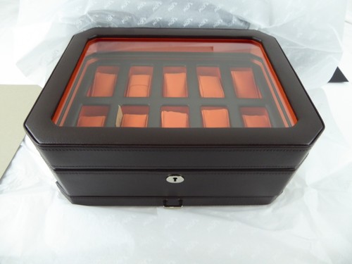 10 PIECE WATCH BOX - VEGAN LEATHER - 第 1/9 張圖片