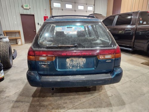 1999 Subaru Legacy (Wagon / MT) Center Console Lid *ONLY* Black Leather - Foto 10 di 12