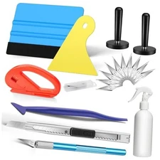 Window Tint Kit, 19 Pcs Vinyl Wrap Tool Kit, Professional Car Wrap 19-Pack